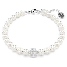 Load image into Gallery viewer, Remix Collection strand White, Rhodium plated