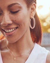 Load image into Gallery viewer, Fallyn Hoop Earrings In Silver