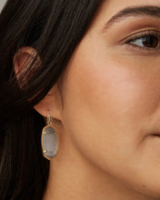 Load image into Gallery viewer, Dani Silver Drop Earrings in Ivory Pearl
