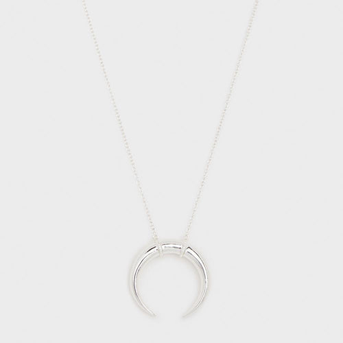 Cayne Crescent Pendant Necklace