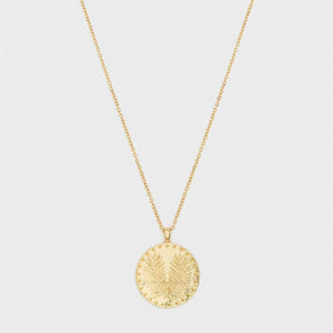 Palm Coin Necklace