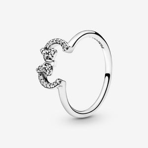 Disney Minnie Mouse Ears Silhouette Puzzle Ring