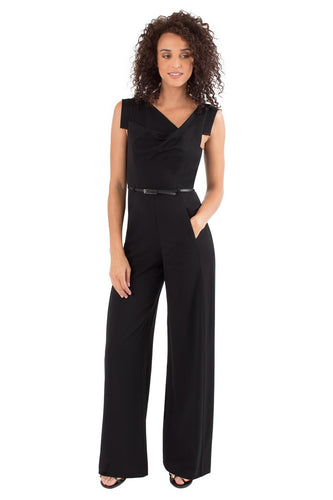 Black Halo Jackie O Jumpsuit  - Black