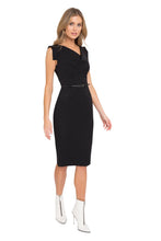 Load image into Gallery viewer, Black Halo Classic Jackie O Dress - Black