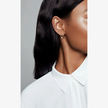 Load image into Gallery viewer, Pavé Bead Hoop Earrings