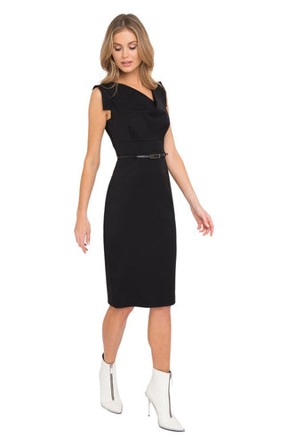 Black Halo Classic Jackie O Dress - Black