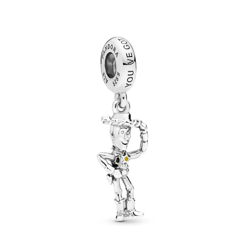 PANDORA Disney Pixar, Toy Story, Woody Dangle Charm