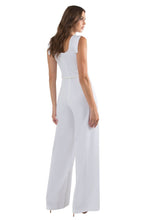 Load image into Gallery viewer, Black Halo Jackie O Jumpsuit  - White