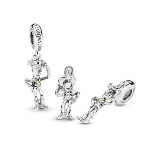 PANDORA Disney Pixar, Toy Story, Woody Dangle Charm