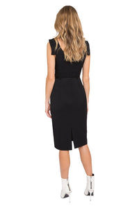 Black Halo Classic Jackie O Dress - Black