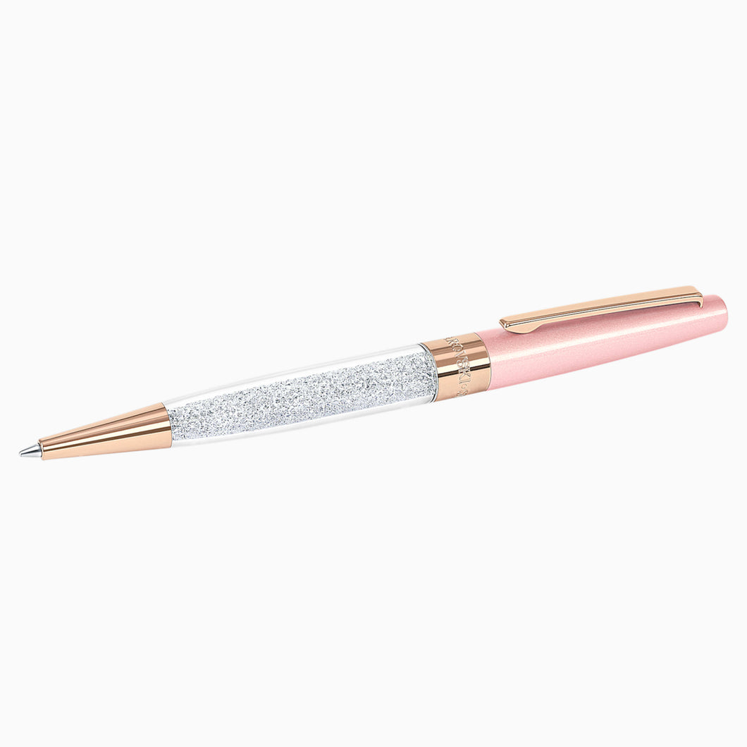 CRYSTALLINE STARDUST BALLPOINT PEN, PINK ROSE GOLD PLATED