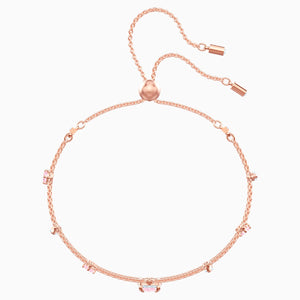 ONE BRACELET, MULTI-COLORED, ROSE-GOLD TONE PLATED