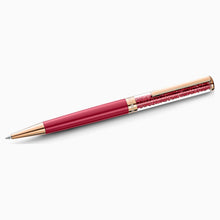 Load image into Gallery viewer, CRYSTALLINE BALLPOINT PEN, RED, ROSE-GOLD TONE PLATED