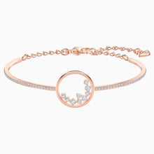 Load image into Gallery viewer, NORTH BRACELET, WHITE, ROSE-GOLD TONE PLATED