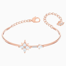 Load image into Gallery viewer, SWAROVSKI SYMBOLIC BANGLE, WHITE, ROSE-GOLD TONE PLATED