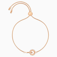 Load image into Gallery viewer, FURTHER BRACELET, WHITE, ROSE-GOLD TONE PLATED