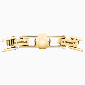 ANGELIC BRACELET, WHITE, GOLD-TONE PLATED