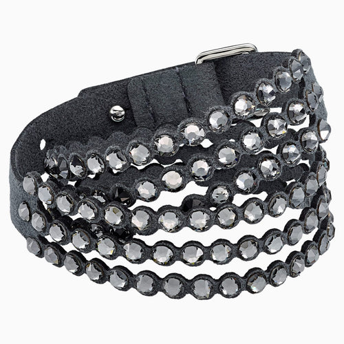 SWAROVSKI POWER COLLECTION BRACELET, DARK GRAY