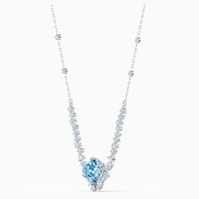 Load image into Gallery viewer, SPARKLING SET, AQUA, RHODIUM PLATED