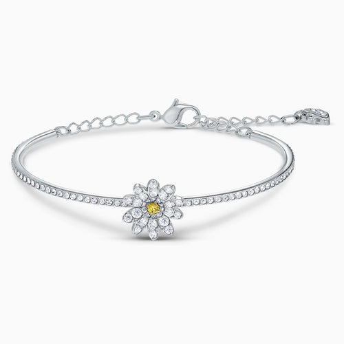 ETERNAL FLOWER BANGLE, YELLOW, MIXED METAL FINISH