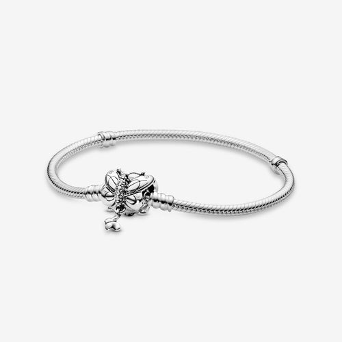 Pandora Moments Butterfly Clasp Snake Chain Bracelet