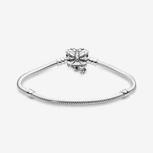 Pandora Moments Butterfly Clasp Snake Chain Bracelet