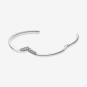 Tiara Wishbone Open Bangle