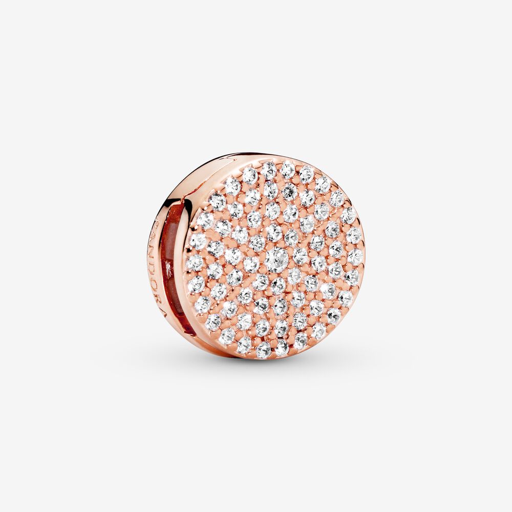 Round Pavé Charm