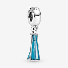 Load image into Gallery viewer, Disney Frozen Elsa&#39;s Blue Dress Dangle Charm