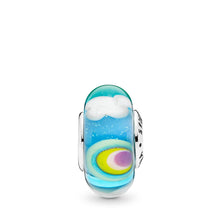 Load image into Gallery viewer, Pandora Iridescent Rainbow Charm, Murano Glass