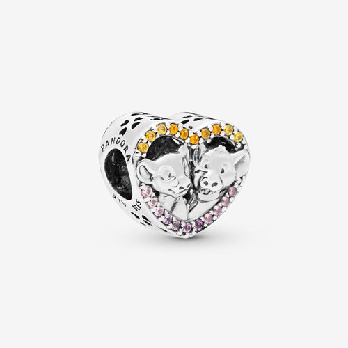 Disney The Lion King Simba and Nala Heart Charm