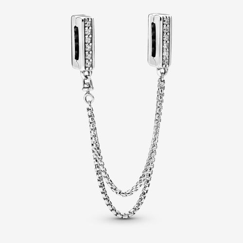 Pandora Reflexions™ Sparkling Safety Chain Clip Charm