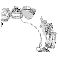 Load image into Gallery viewer, Millenia bracelet Trilliant cut, White, Rhodium plated