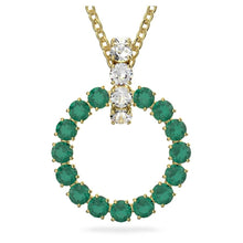 Load image into Gallery viewer, Exalta pendant Green, Gold-tone plated