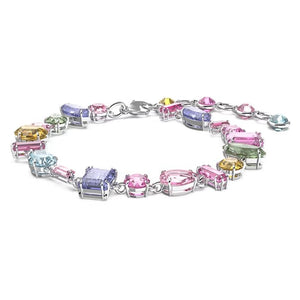 Gema bracelet Multicolored, Rhodium plated