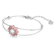 Load image into Gallery viewer, Sunshine bracelet Pink, Rhodium plated