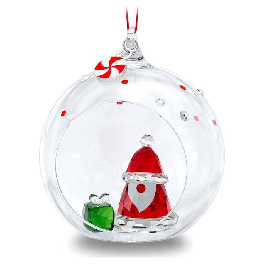 Holiday Cheers Santa Claus Ball Ornament