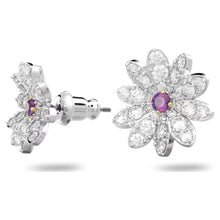 Load image into Gallery viewer, Eternal Flower stud earrings Flower, Pink, Mixed metal finish