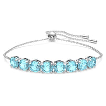 Load image into Gallery viewer, Exalta bracelet Blue, Rhodium plated