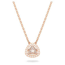 Load image into Gallery viewer, Millenia necklace White, Rose gold-tone plated