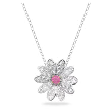 Load image into Gallery viewer, Eternal Flower pendant Flower, Pink, Mixed metal finish