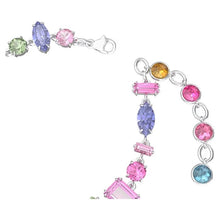 Load image into Gallery viewer, Gema bracelet Multicolored, Rhodium plated