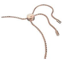 Load image into Gallery viewer, Lovely bracelet Heart, White, Rose gold-tone plated