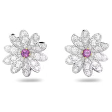 Load image into Gallery viewer, Eternal Flower stud earrings Flower, Pink, Mixed metal finish