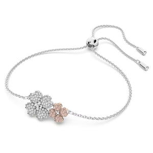 Latisha Armband Blume, Mehrfarbig, Rhodiniert