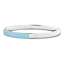 Load image into Gallery viewer, Stone bangle Blue, Stainless Steel