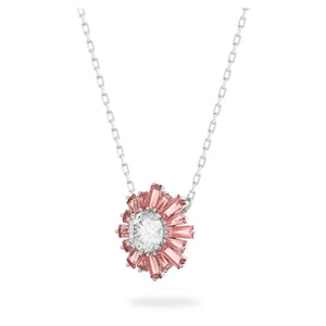 Sunshine set Pink, Rhodium plated