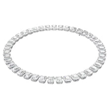 Load image into Gallery viewer, Millenia necklace Octagon cut, White, Rhodium plated