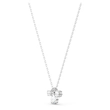 Load image into Gallery viewer, Swarovski Attract Cluster Pendant, White, Rhodium plated