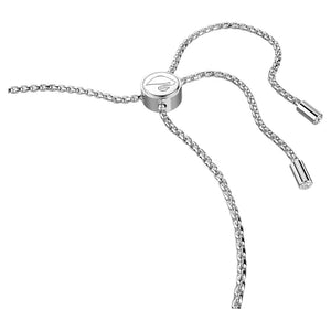 Lovely bracelet Heart, White, Rhodium plated